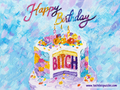 Colorful funny Happy Birthday jigsaw puzzle by a local anonymous artist